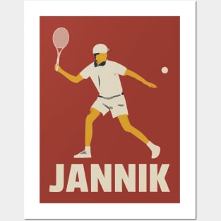 Jannik Sinner Graphic Posters and Art